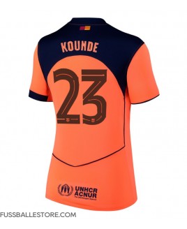Günstige Barcelona Jules Kounde #23 3rd trikot Damen 2025-26 Kurzarm